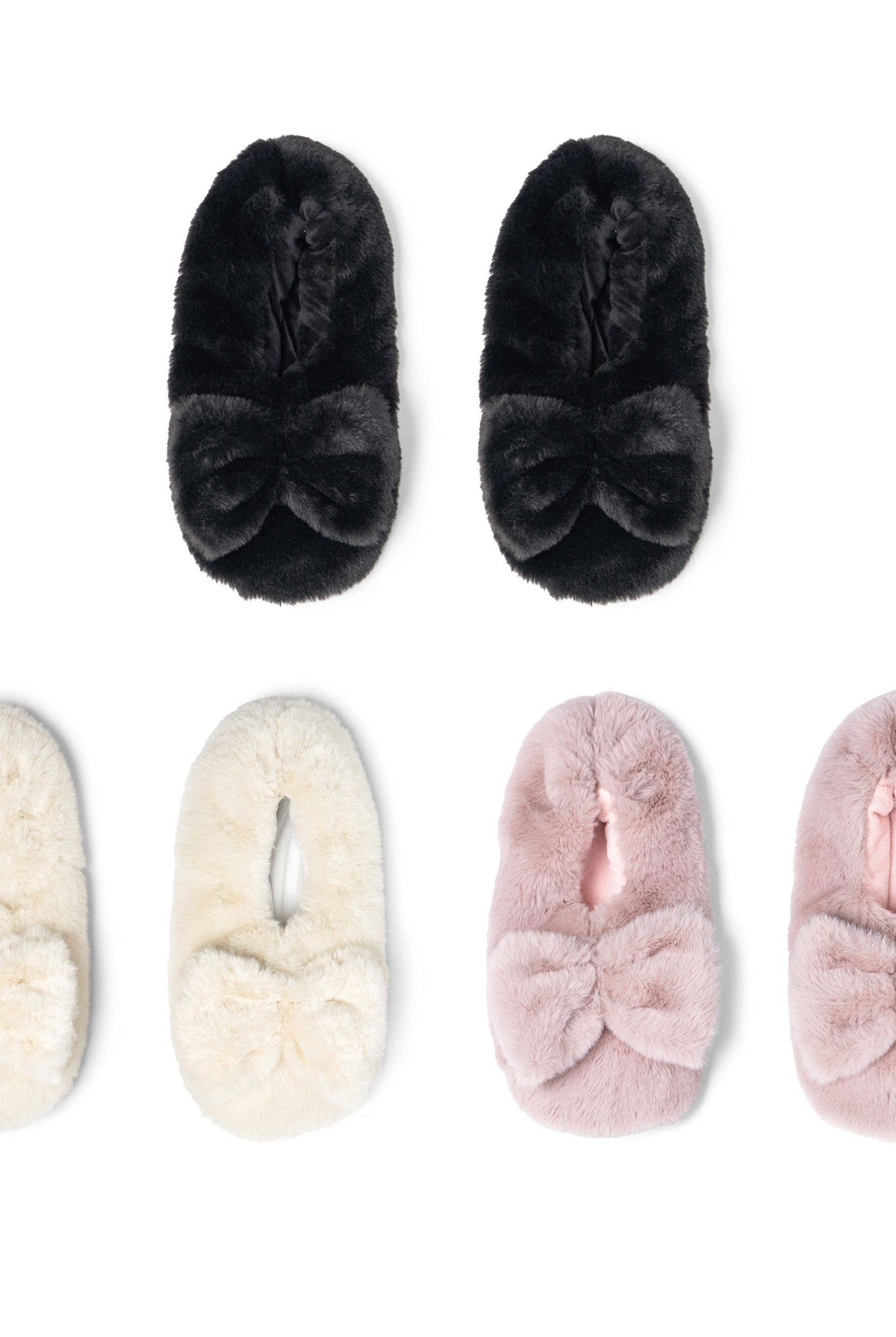 microwavable plush heated slippers with weighted spa bead upper
