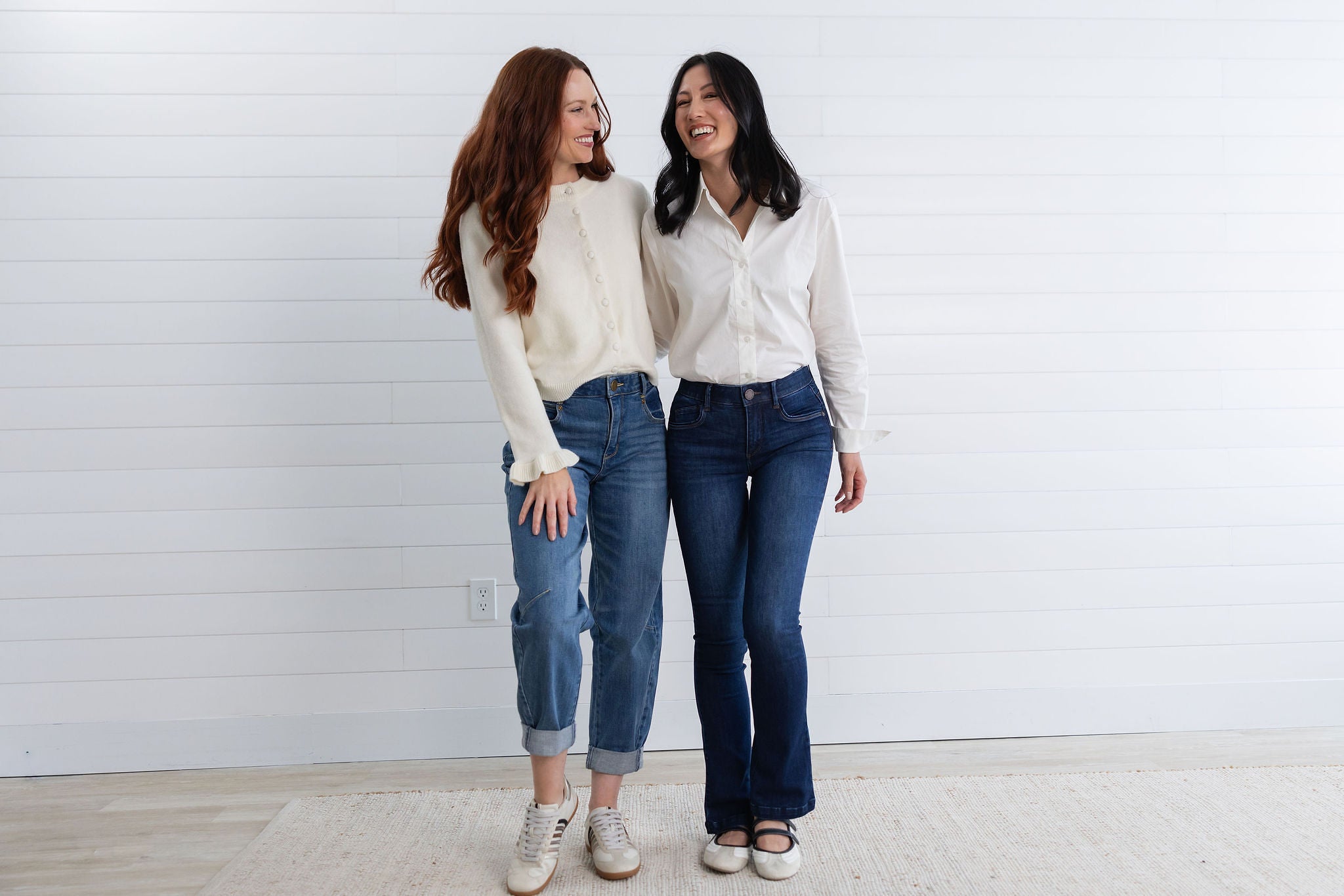 two women modeling clothes from Mainstream Boutique representing the collections category