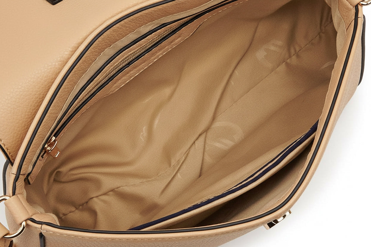 Looking inside the Portia Cross Body.