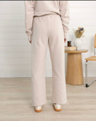 mac and me straight leg athleisure pants back view