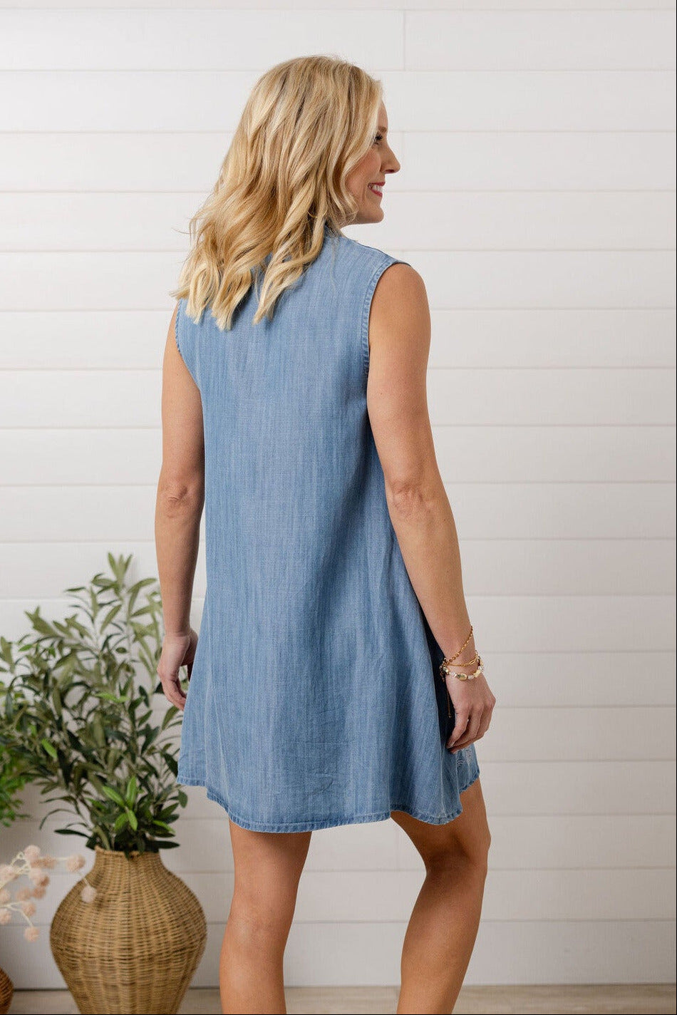 back of shirtdress